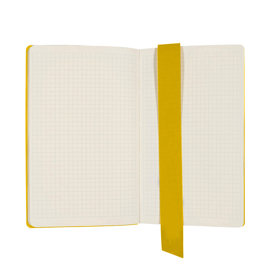 Бизнес-блокнот А5  "Provence", желтый , мягкая обложка, в клетку - 69021213/03