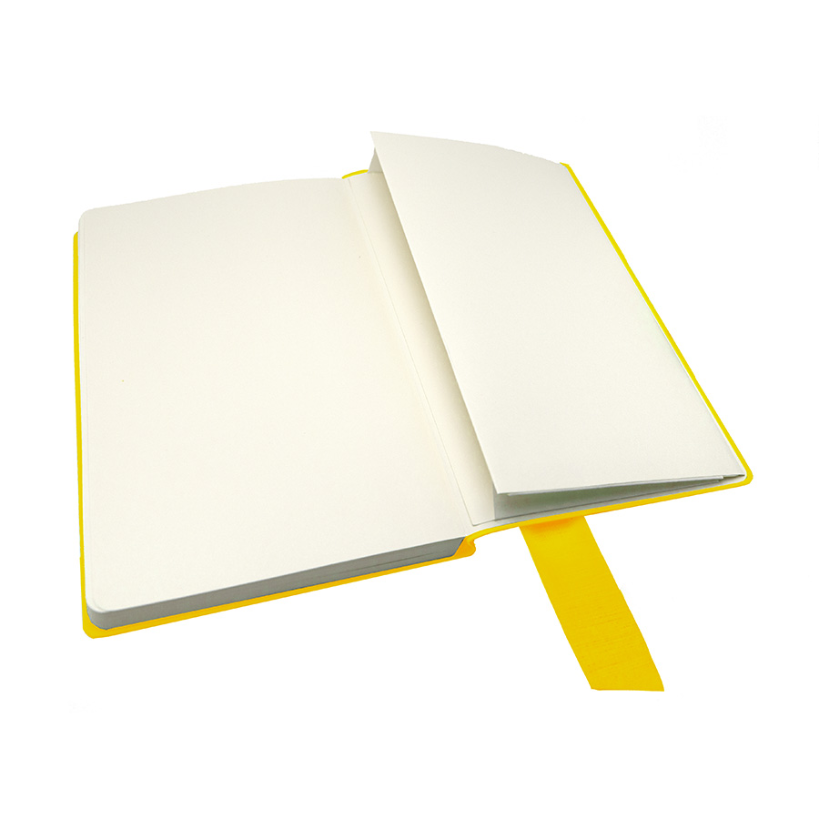 Бизнес-блокнот А5  "Provence", желтый , мягкая обложка, в клетку - 69021213/03