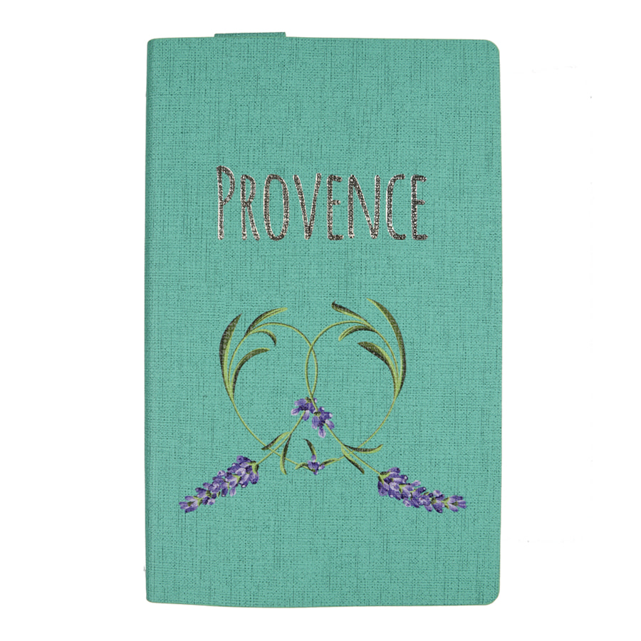 Бизнес-блокнот А5  "Provence", мятный, мягкая обложка, в клетку - 69021213/16