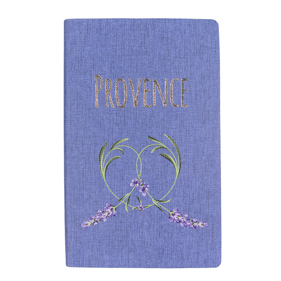 Бизнес-блокнот А5  "Provence", сиреневый, мягкая обложка, в клетку - 69021213/126