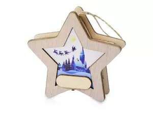 Новогодняя подвеска с подсветкой «Звезда» - 212625336