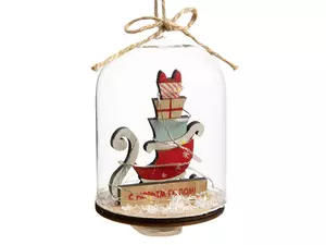 Новогоднее украшение «Сани в колбе» - 21282156