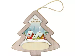 Новогодняя подвеска с подсветкой «Ёлочка» с индивидуальным дизайном - 212625335.01