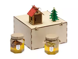 Подарочный набор «Decoration Deluxe» с двумя видами меда - 212700197