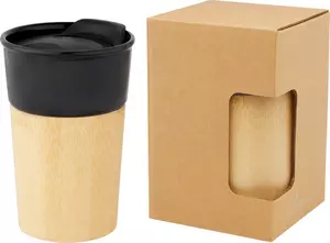 Фарфоровая кружка «Pereira» с бамбуковой внешней стенкой - 21210064590