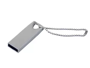 USB 2.0-флешка на 512 Мбайт с мини чипом и отверстием для цепочки - 2122206.512.00