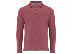 Рубашка поло «Dylan» мужская с длинным рукавом - 212411PO256