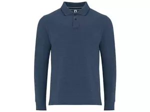 Рубашка поло «Dylan» мужская с длинным рукавом - 212411PO247