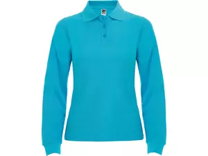 Рубашка поло «Estrella» женская с длинным рукавом - 2126636PO12