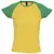 Футболка женская Milky 150, желтая с зеленым - 0634381.80
