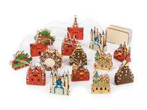 Ёлочная гирлянда «Достопримечательности России» - 212625191