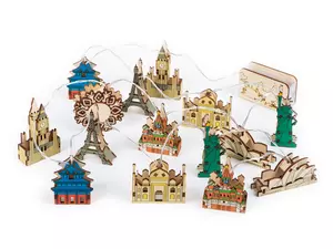 Ёлочная гирлянда «Достопримечательности мира» - 212625192