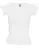 Футболка женская Melrose 150 с глубоким вырезом, белая - 0631832.60