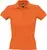 Рубашка поло женская People 210, оранжевая - 0631895.20