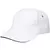 Бейсболка Unit Classic, белая с черным кантом - 0631848.60