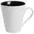 Кружка New Bell матовая, белая с черным - 06364811.30