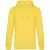 Толстовка с капюшоном унисекс King, желтая - 063WU02K205
