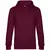 Толстовка с капюшоном унисекс King, бордовая - 063WU02K369