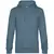 Толстовка с капюшоном унисекс King, серо-синяя - 063WU02K461