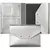 Папка Elegance с блокнотом А5, серебристая - 063HTM907E