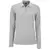 Рубашка поло женская с длинным рукавом Perfect LSL Women, серый меланж - 06302083360