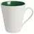 Кружка New Bell матовая, белая с зеленым - 06364811.90