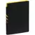 Ежедневник Flexpen Black, недатированный, черный с желтым - 06313087.38