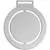 Медаль Steel Rond, серебристая - 06313347.10