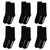 Набор из 6 пар носков Hard Work Black - 06371599.30