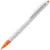 Ручка шариковая Tick, белая с оранжевым - 06315906.62