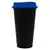 Стакан с крышкой Color Cap Black, черный с синим - 06320996.40