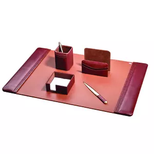 Набор настольный из 5 предметов, кожа - 322D21018A.BRN