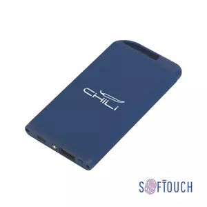 Зарядное устройство "Theta" с фонариком, 4000 mAh, покрытие soft touch - 3226871-21