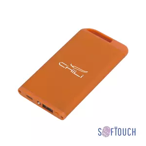 Зарядное устройство "Theta" с фонариком, 4000 mAh, покрытие soft touch - 3226871-10