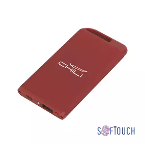 Зарядное устройство "Theta" с фонариком, 4000 mAh, покрытие soft touch - 3226871-4