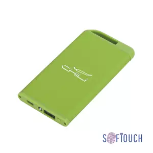 Зарядное устройство "Theta" с фонариком, 4000 mAh, покрытие soft touch - 3226871-63