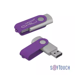 Флеш-карта "Vostok", объем памяти 8GB, покрытие soft touch - 3226874-350S/8Gb