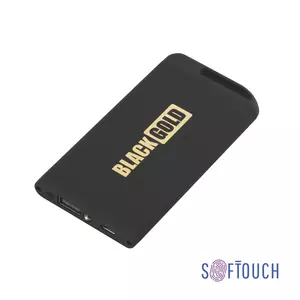 Зарядное устройство "Theta" с фонариком, 4000 mAh, покрытие soft touch - 3226871-3G