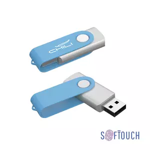 Флеш-карта "Vostok", объем памяти 16Gb, покрытие soft touch - 3226874-22S/16Gb
