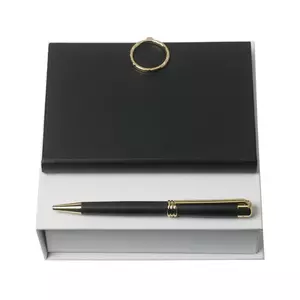 Набор (записная книжка А6, ручка шариковая) - 322RPBM829A