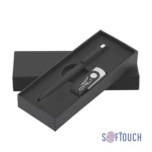 Набор ручка + флеш-карта 16 Гб в футляре, покрытие soft touch - 3226877-3S/16Gb