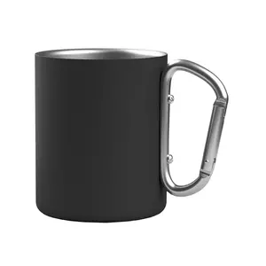 Кружка с карабином "Юта" 300 мл, покрытие soft touch - 3227850-3