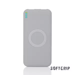 Беспроводное зарядное устройство "Камень", 8000 mAh, покрытие soft grip - 3228855-7