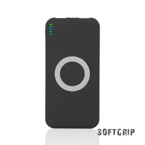 Беспроводное зарядное устройство "Камень", 8000 mAh, покрытие soft grip - 3228855-3