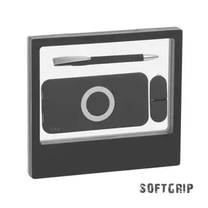 Набор "Камень" на 3 предмета, 8000 mAh /16Gb, с покрытием soft grip - 3228859-3