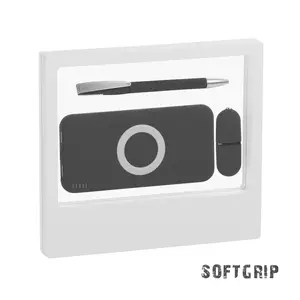 Набор "Камень" на 3 предмета, 8000 mAh /16Gb, с покрытием soft grip - 3228859-3/1