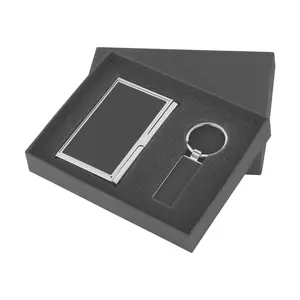 Набор визитница с брелоком в коробке - 3225858-3S