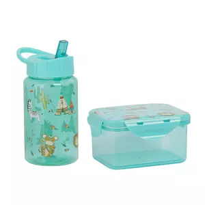 Набор с детским принтом (ланч-бокс, бутылка 0,45 л) - 3226660