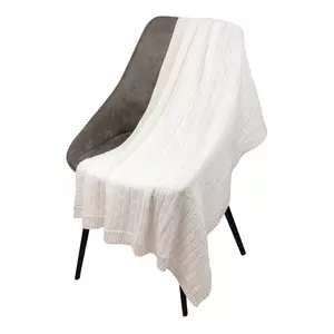 Плед Fado вязаный, 160*90 см, бежевый (без подарочной коробки) - 11020631.525.1