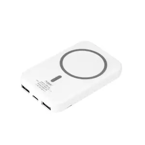 Внешний беспроводной аккумулятор, Ultima Wireless Magnetic, 5000 mah, белый - 11032117.100